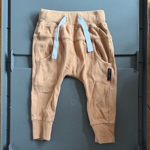 Little bipsy 6-12mo Tan Kids Jogger Pants